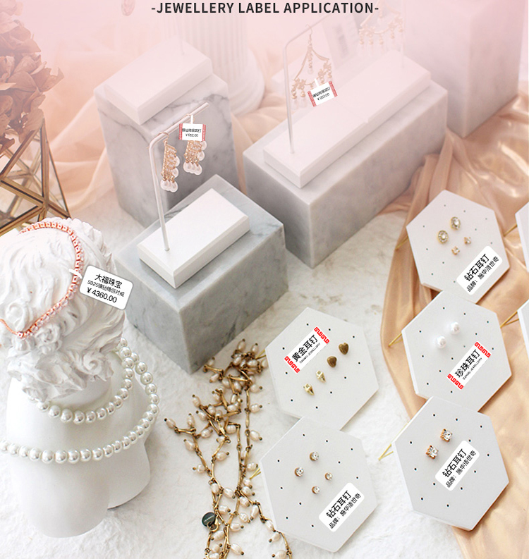 腾博会T80C标签打印机服装珠宝商超专用